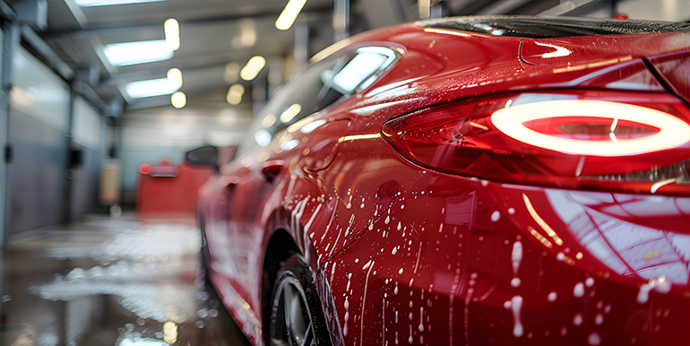 Broward Detailers in South Florida performing Paint Decontamination, effectively removing contaminants for a spotless vehicle finish.